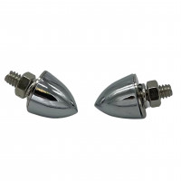 Kennzeichenschrauben - 2er Set Silver Bullet chrom
