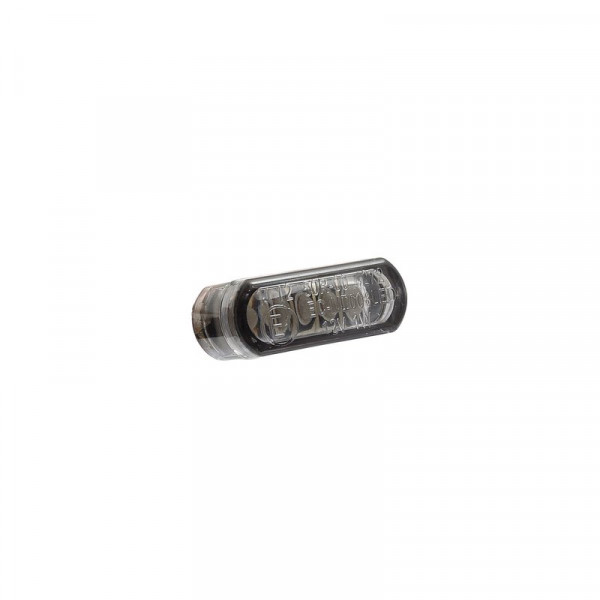 Micro-Blinker LED Rounded Smoke 21,5 x 8 mm