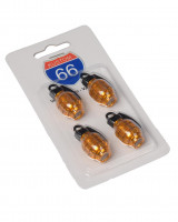 4er Set Ventilkappen Handgrante in gold