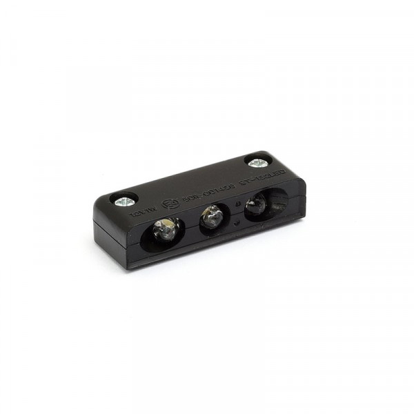 Kennzeichenbeleuchtung Mini LED 16 mm schwarz