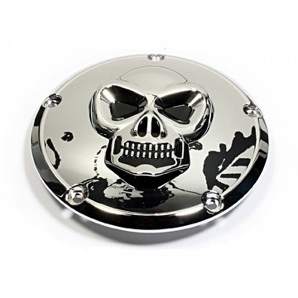 Kupplungsdeckel Skull Derbycover - Harley Twin Cam