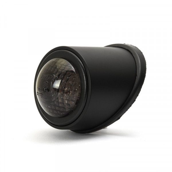 Single Tail-Rücklicht LED Schwarz / Smoke