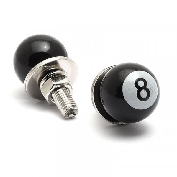 Kennzeichenschrauben Black Eight