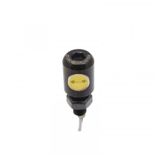 Kennzeichenbeleuchtung Mini LED Schraube Schwarz