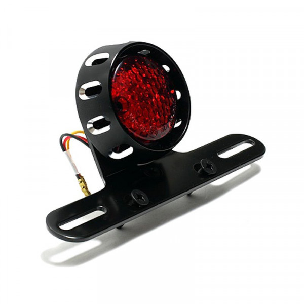 Vintage-Rücklicht Black Metal LED