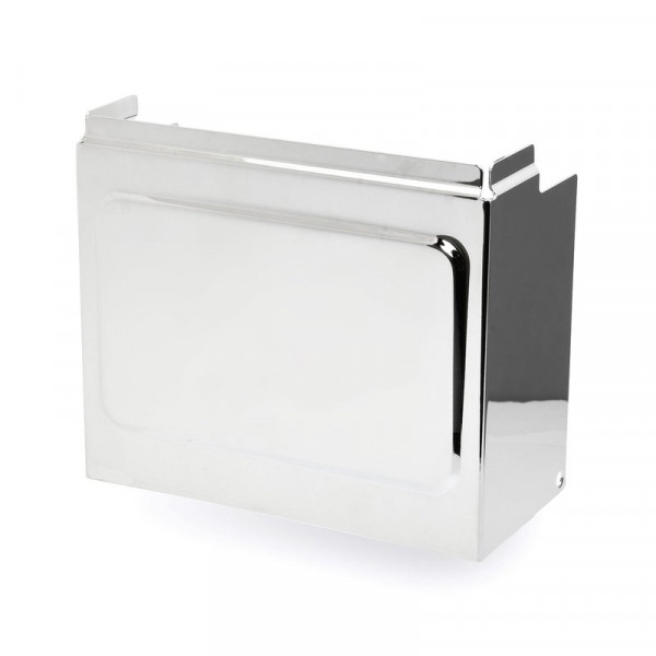 Batterie-Abdeckung seitlich Harley-Davidson XL und Dyna 97 bis 05 Chrom