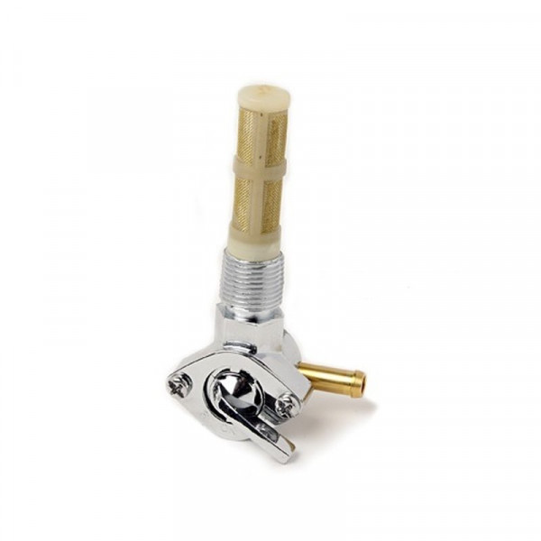 Chrom Benzinhahn 3/8 NPT - Harley® vor 1974