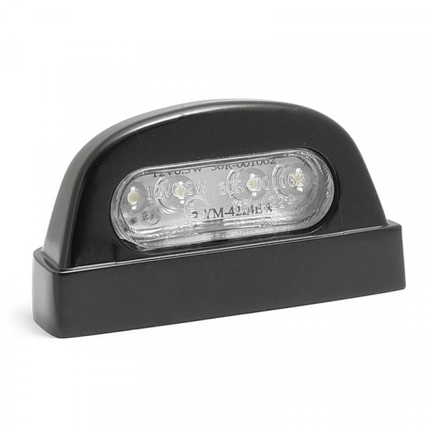 Kennzeichenbeleuchtung LED Schwarz oval