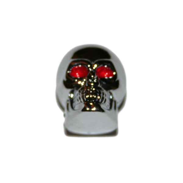 Ventilkappe Totenkopf Skull in chromfarben