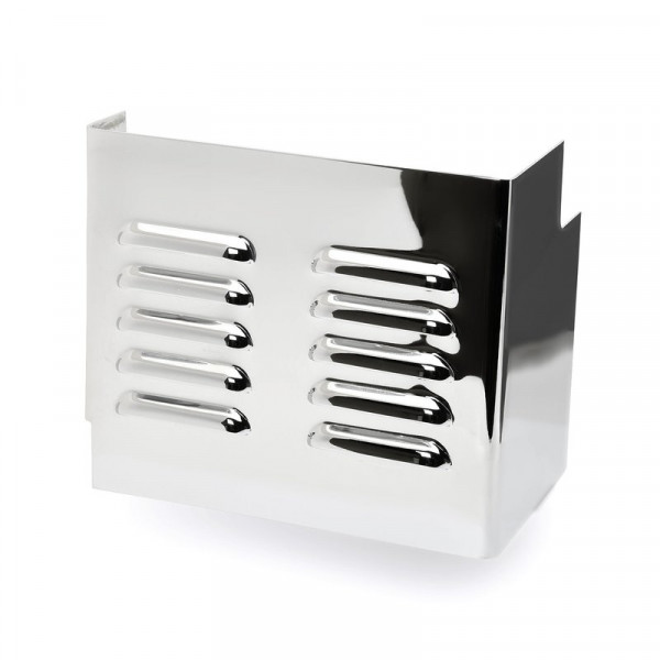 Batterie-Abdeckung seitlich Harley-Davidson XL 82 bis 97, FX Chrom Louvered