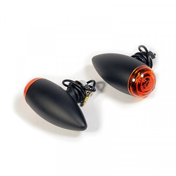 Bullet Blinker - Schwarz Mini Glatt