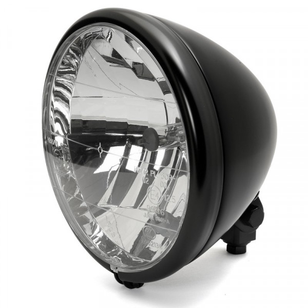 7 Scheinwerfer Springer Style Schwarz Klarglas