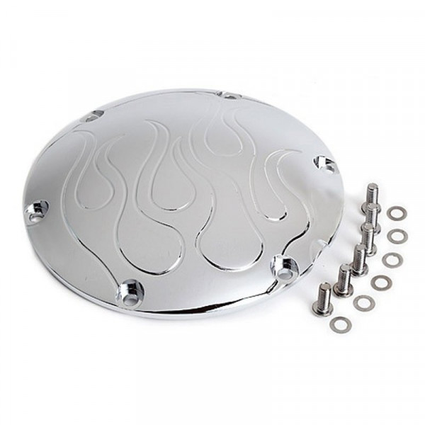 Kupplungsdeckel Domed Flame - Sportster 04-08